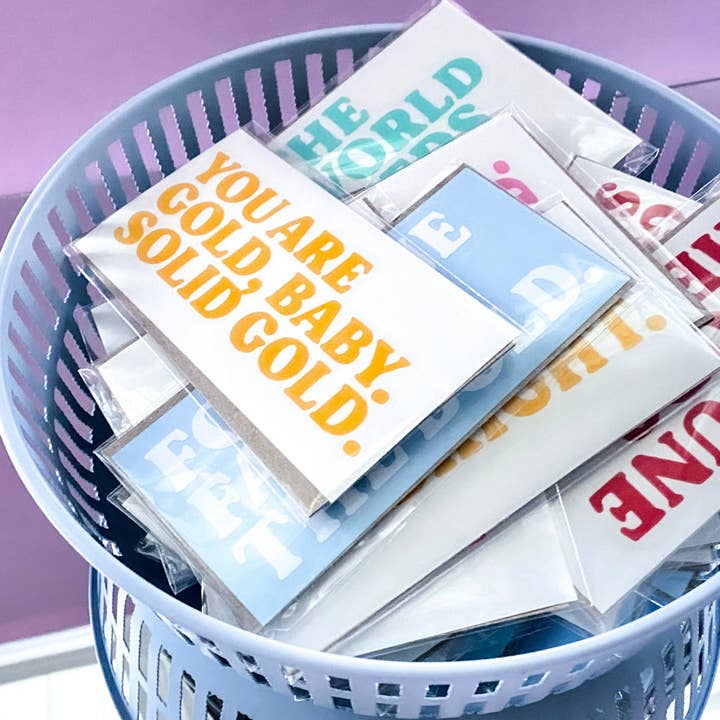 Mixtape Paper Co. - Wholesale Wall Decal/Stickers - MIXTAPE MANTRAS - vinyl transfer decals - simple sayings