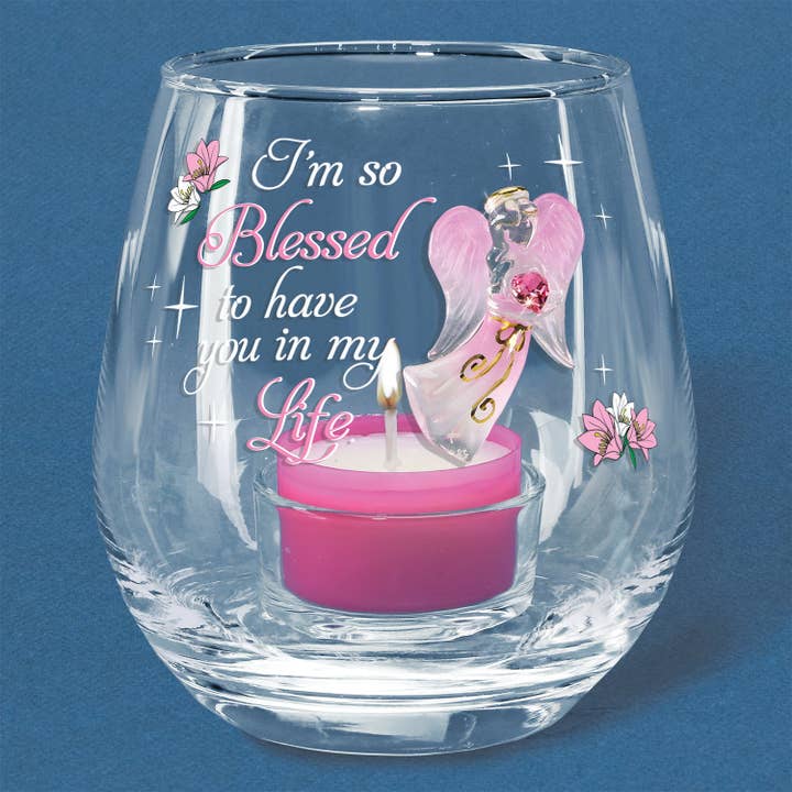 TC 862: Portavelas Estoy Tan Bendecido para venta al por mayor de Glass Baron