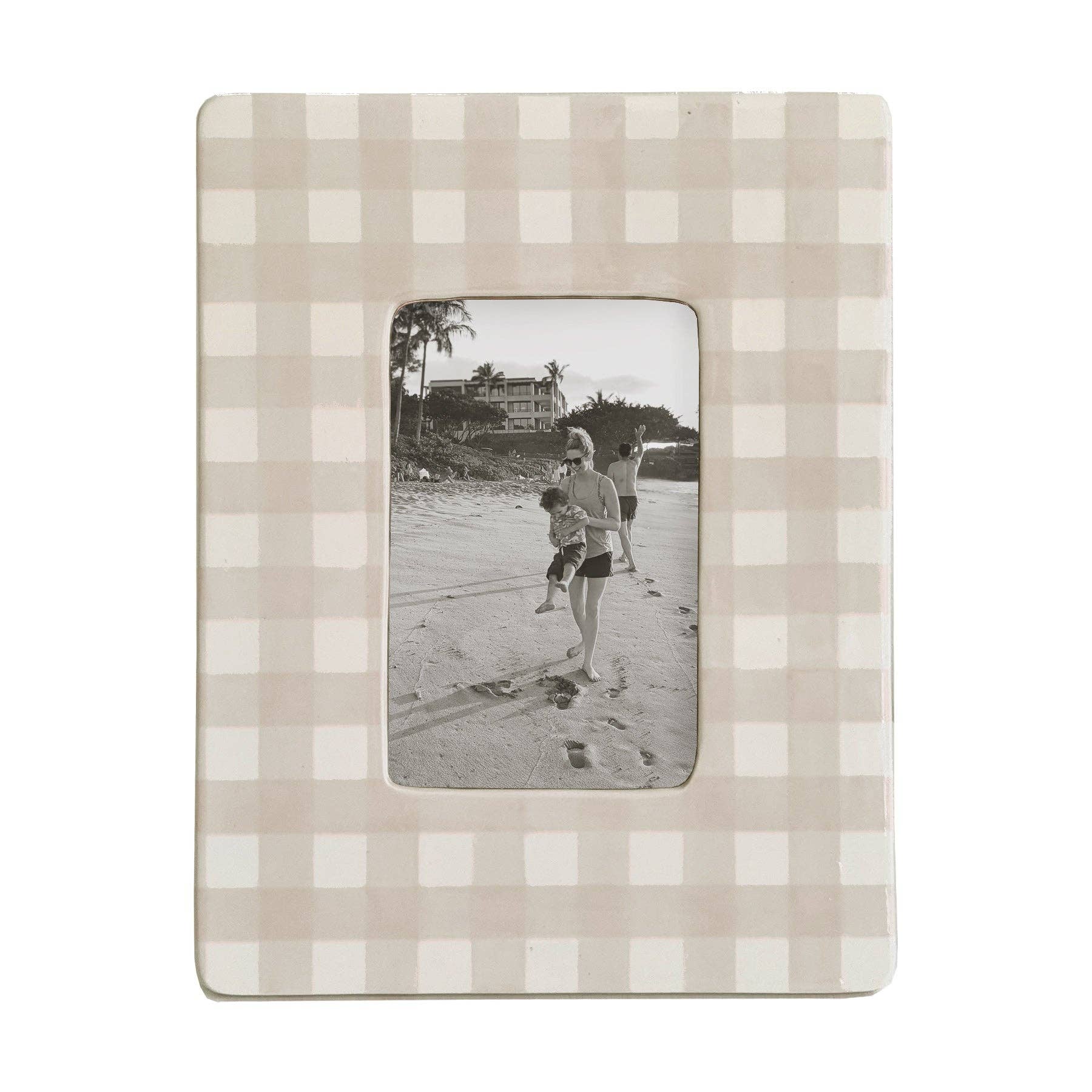 Lo Home | Ruby Clay - Wholesale Picture Frame - Gingham Photo Frame2