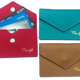 MANIFOL - Wholesale Card Holder - Women's - LEATHERETTE CARD HOLDER SHAPE ON MAGNETIC CLOSURE1