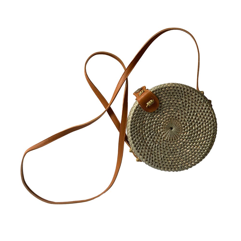 VIE - Wholesale Crossbody Bag - Women's - Rattan Roundy Bag4
