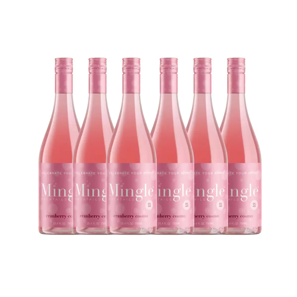 Mingle Mocktails - Wholesale Non-Alcoholic Aperitif/Mocktail - Cranberry Cosmo Mocktail1