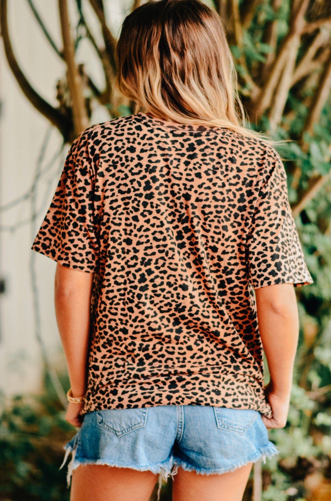 Southern Bliss Co. - Wholesale T-Shirt - Women's - Blank Bleached Leopard Tee1