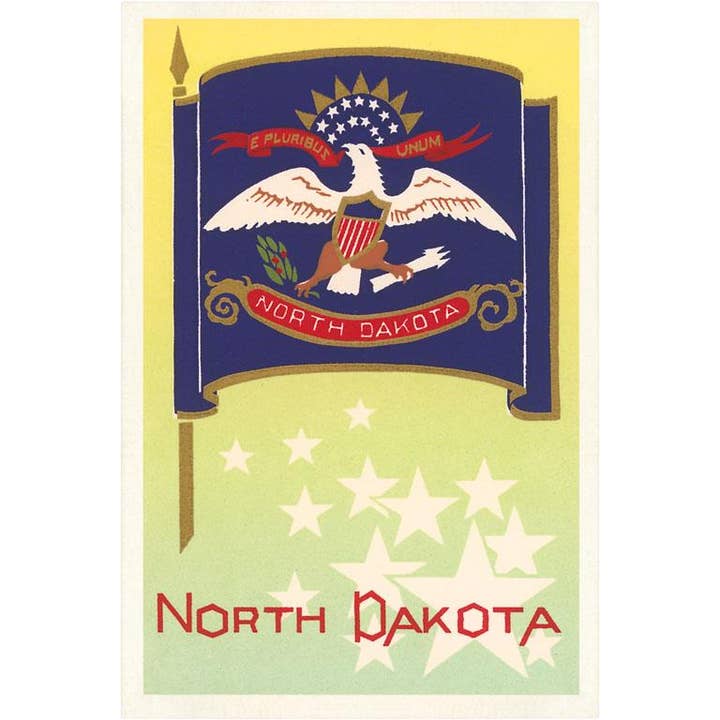 Found Image Press - Wholesale Magnet - Magnet ND-80 North Dakota State Flag