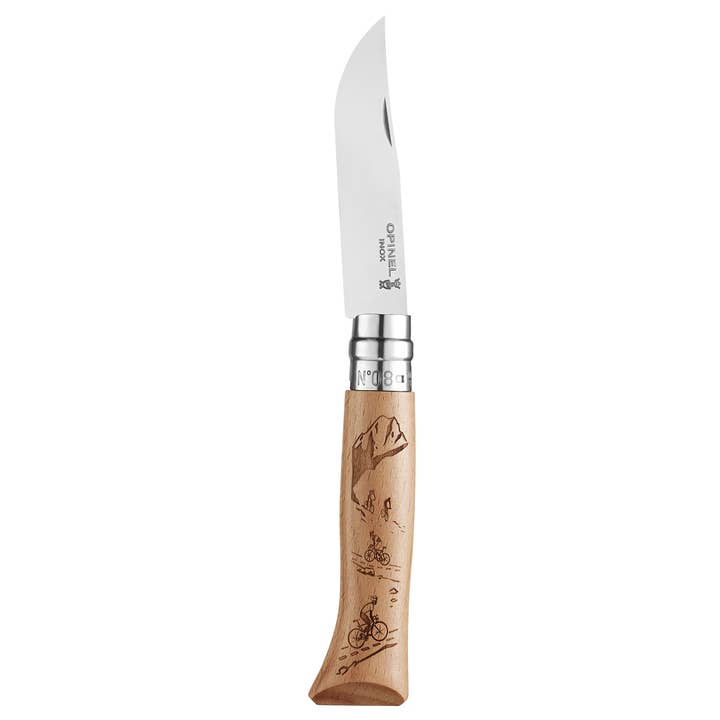 Opinel - Vente Couteau de poche/étui - Couteau pliant Alpine Adventures No.085