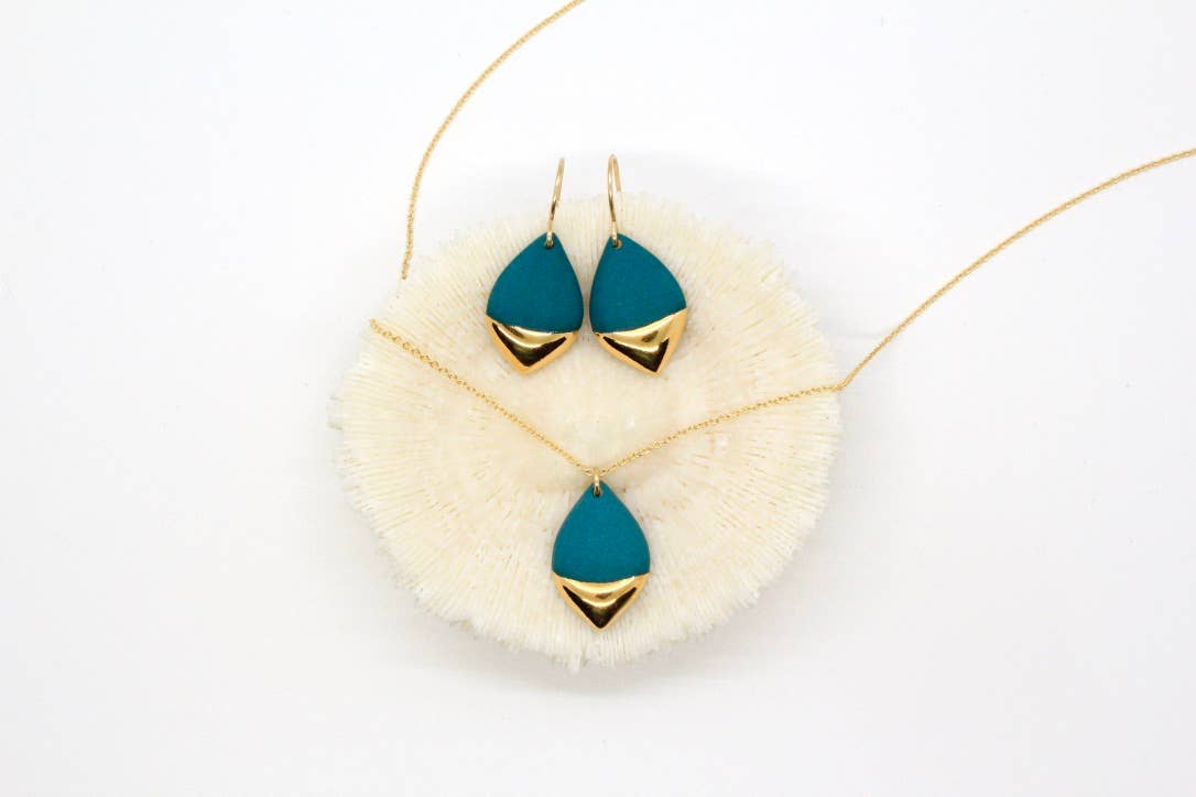 Mier Luo - Wholesale Pendant/Charm Necklace - Gold Dipped Marquise Necklace2