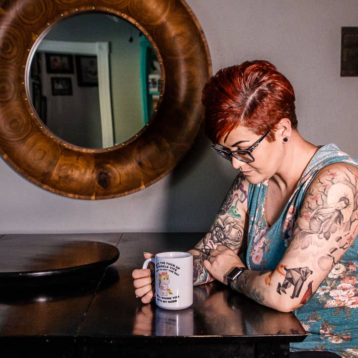 Fuzzy Loon Designs – Engroshandel Kaffekrus – Vulgært Unicorn Kaffekrus6