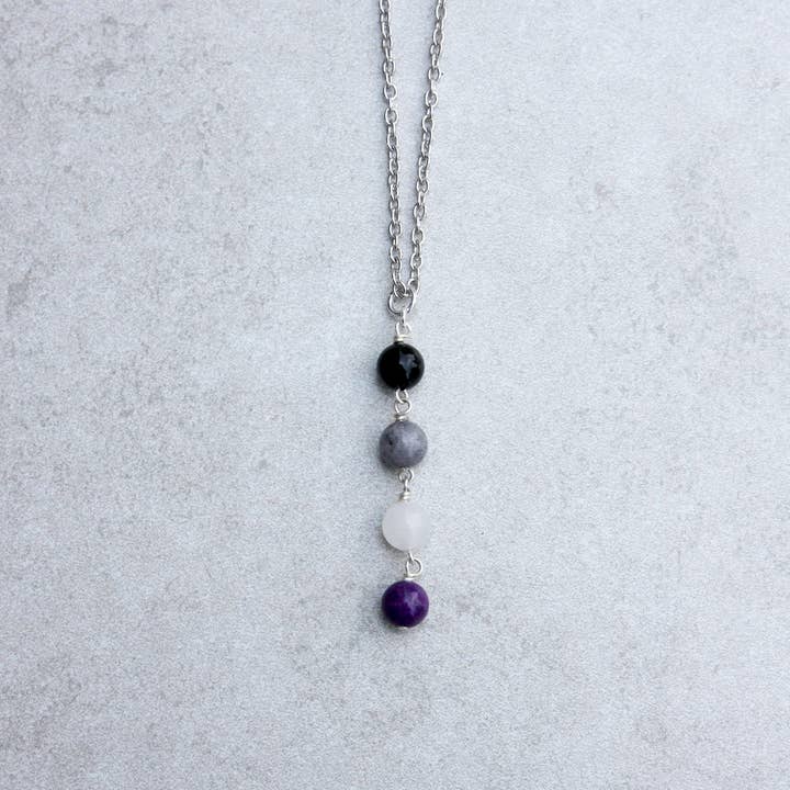 daniAWESOME - Wholesale Pendant/Charm Necklace - Asexual Pride Necklace - Pendant or Choker