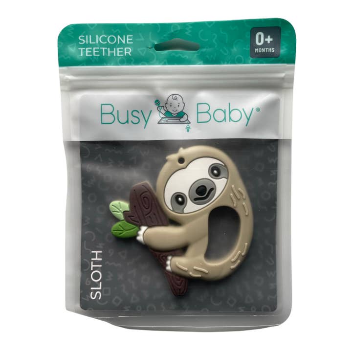 Busy Baby – wholesale Teether (not clip-on) – Baby – Little Sloth Teether2