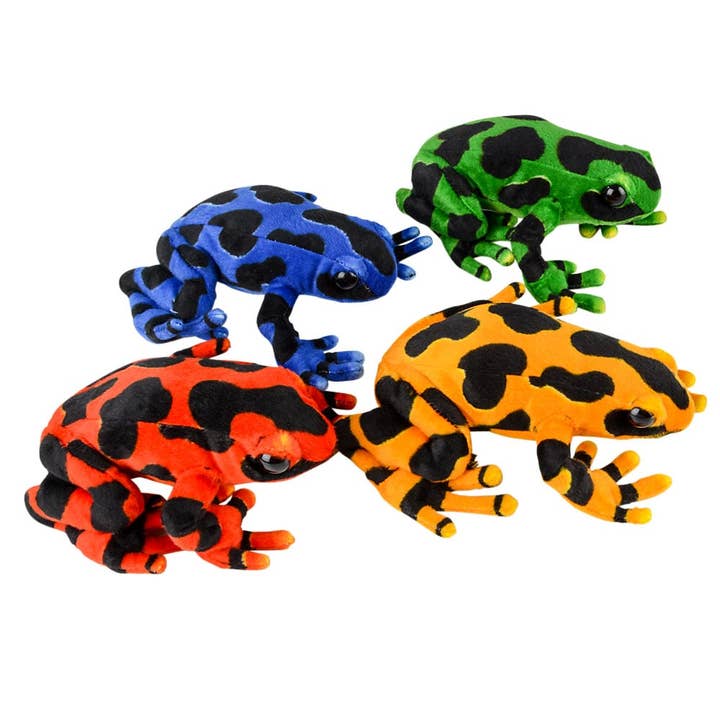 Peluche POISON DART FROG da 8", giocattoli di peluche LLB per la vendita all'ingrosso da parte di La Luna Bella - Toys
