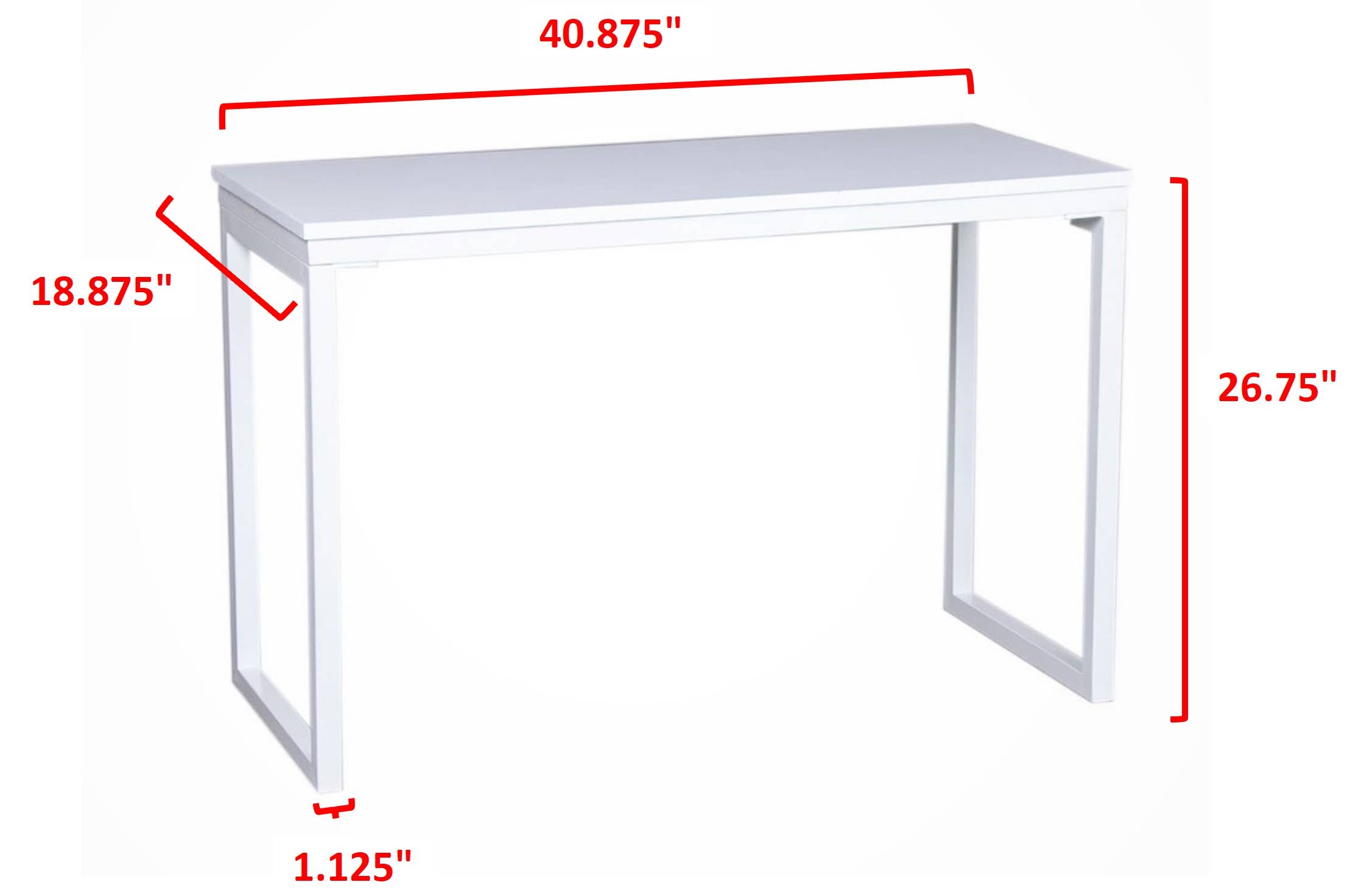 Tripar International - Wholesale Console Table - Modern White Wood & Metal Tables1