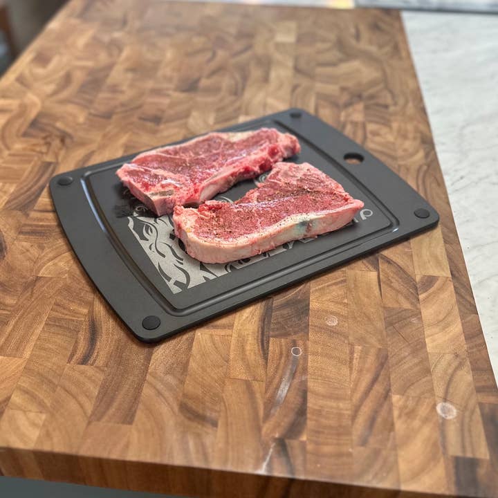 Fox Run Brands - Wholesale Cutting Board - Outset Cow Cuts Grill Cutting Board, 10.8” x 14.5” x 0.2”