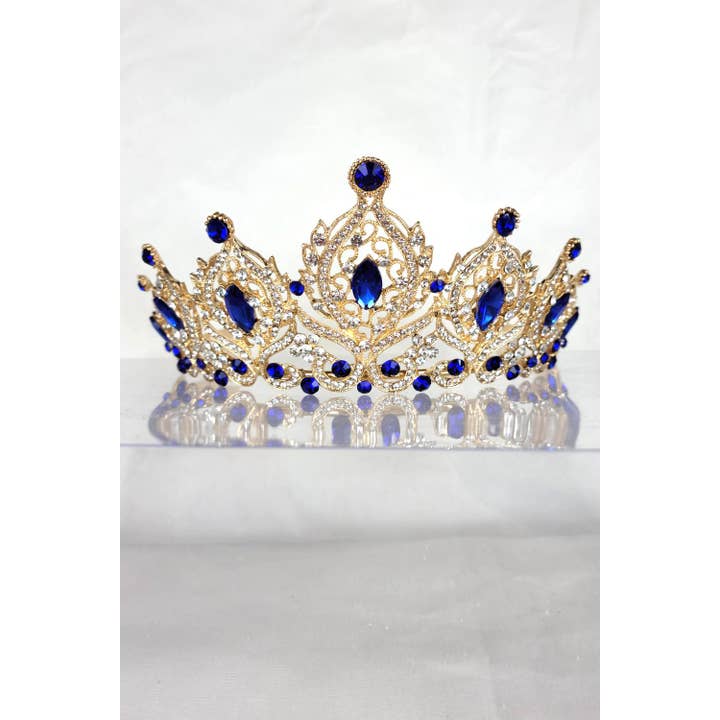 Chicas - Wholesale Tiara - Women's - One Size Fits All Tiara With Jewels HT9335
