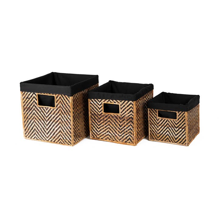 Banana Panel Nesting Cube (3 Sizes) for wholesale by Villages Wholesale