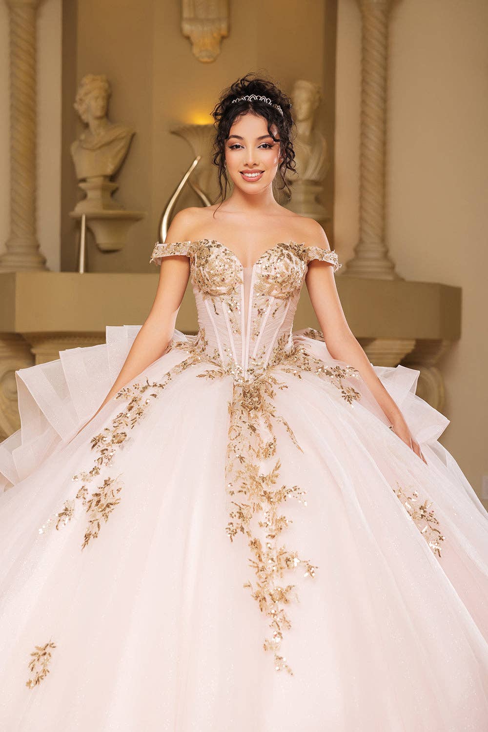 LA Merchandise - Wholesale Gown - Women's - Quinceanera Dress Sweetheart Embellished Prom Gown By LA2720
