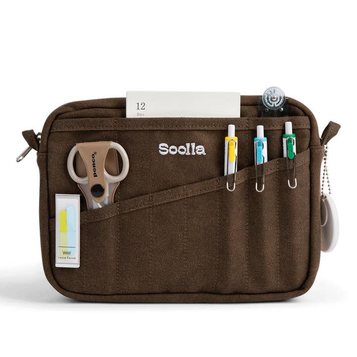 Soolla® Studio Pouch, Coffee Bean for wholesale by Soolla