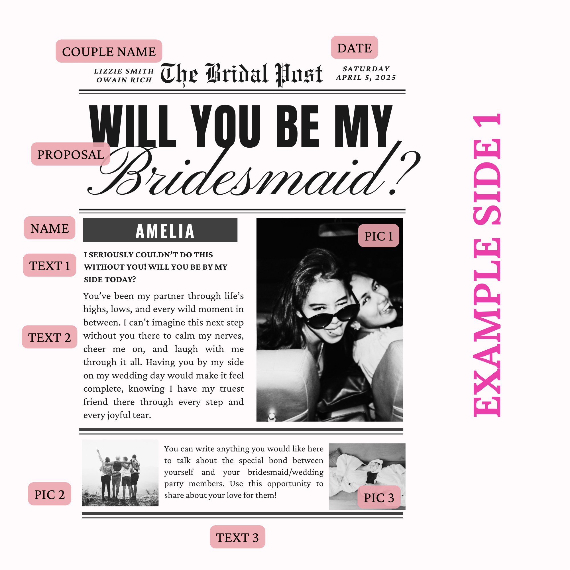 Never Knew I Needed - Wholesale Tissue Paper - Custom Newspaper Wrap, Branded News Image, Personalized Text6