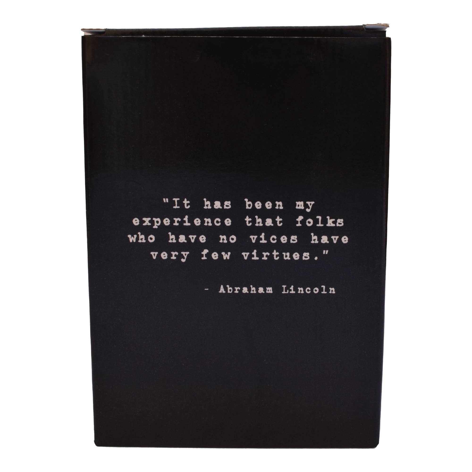 Layne Wilson - Wholesale Flask - Abraham Lincoln Quote Leather Flask6