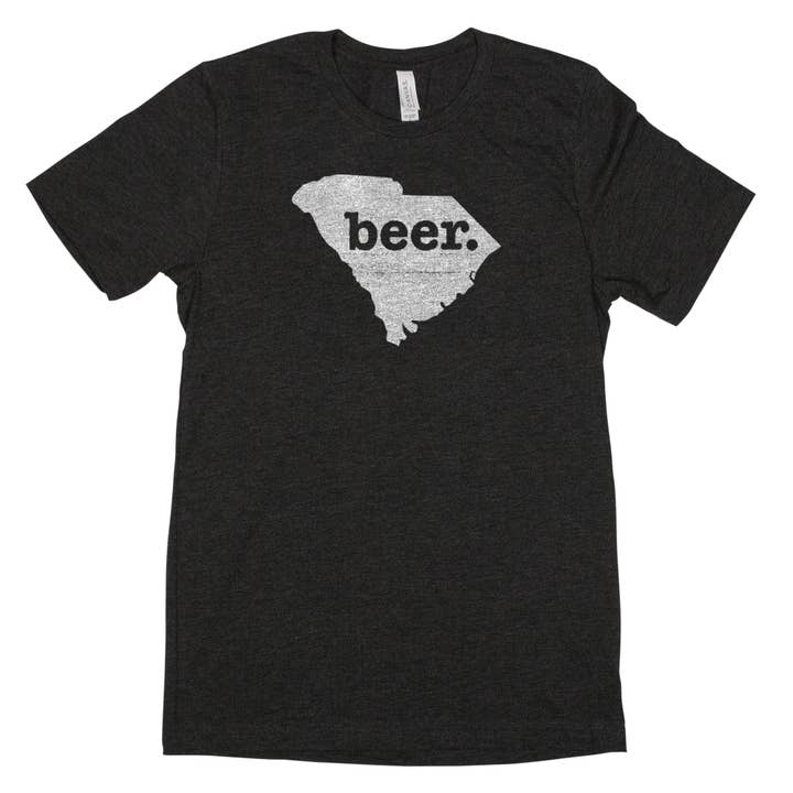bière. T-shirt unisexe pour hommes - Caroline du Sud pour la vente par Home State Apparel