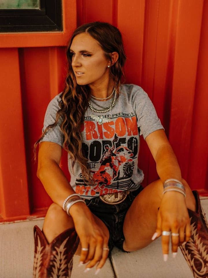 Country Deep Apparel - Wholesale Screen Printed T-Shirt - Unisex - Prison Rodeo Unisex T-Shirt2