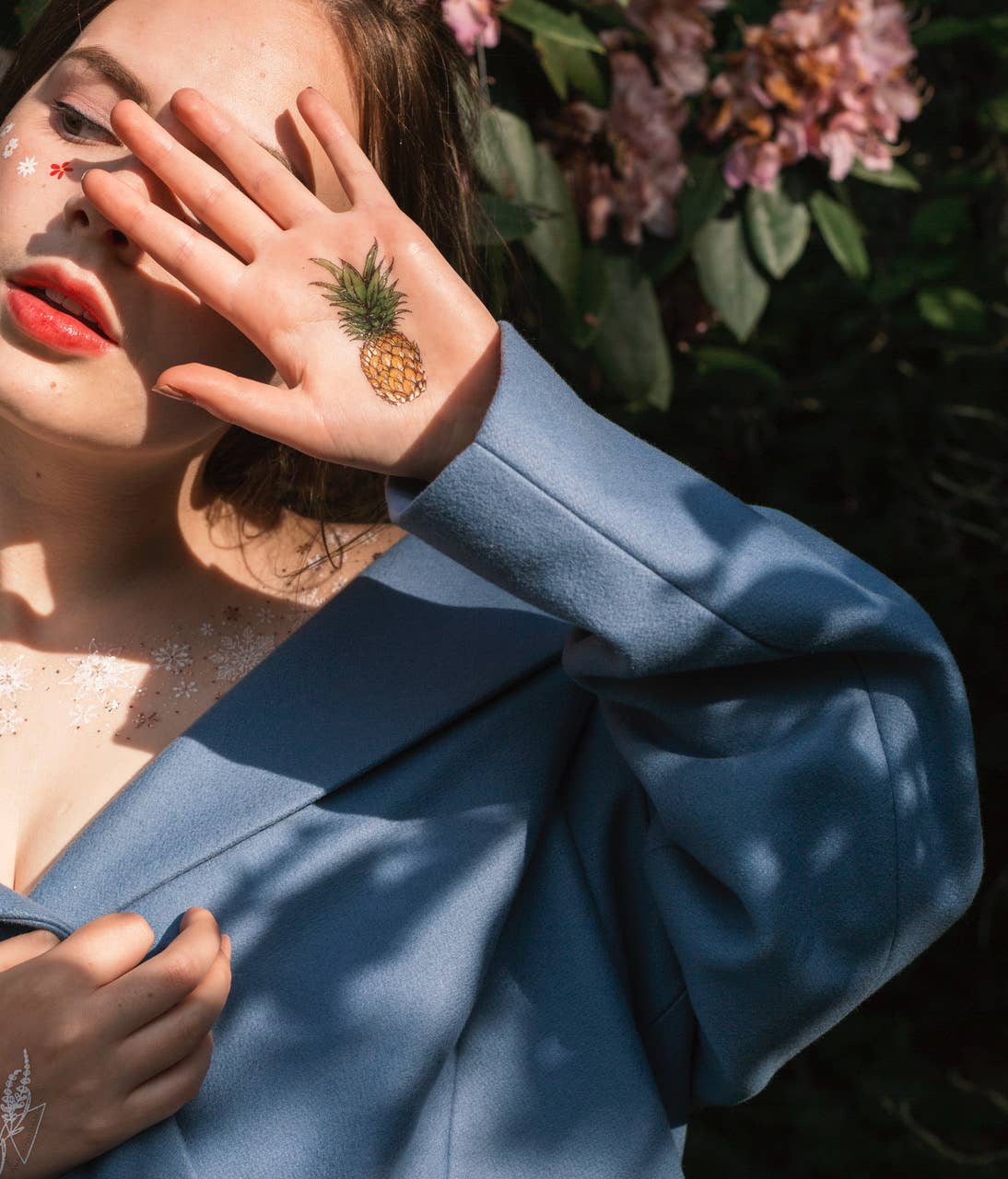 PAPERSELF - Wholesale Temporary Tattoo - Pineapples Temporary Tattoos Stickers