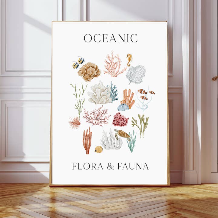 Ozean-See-Pflanzen Kunstdruck für den Großhandel von Kumo Art Prints