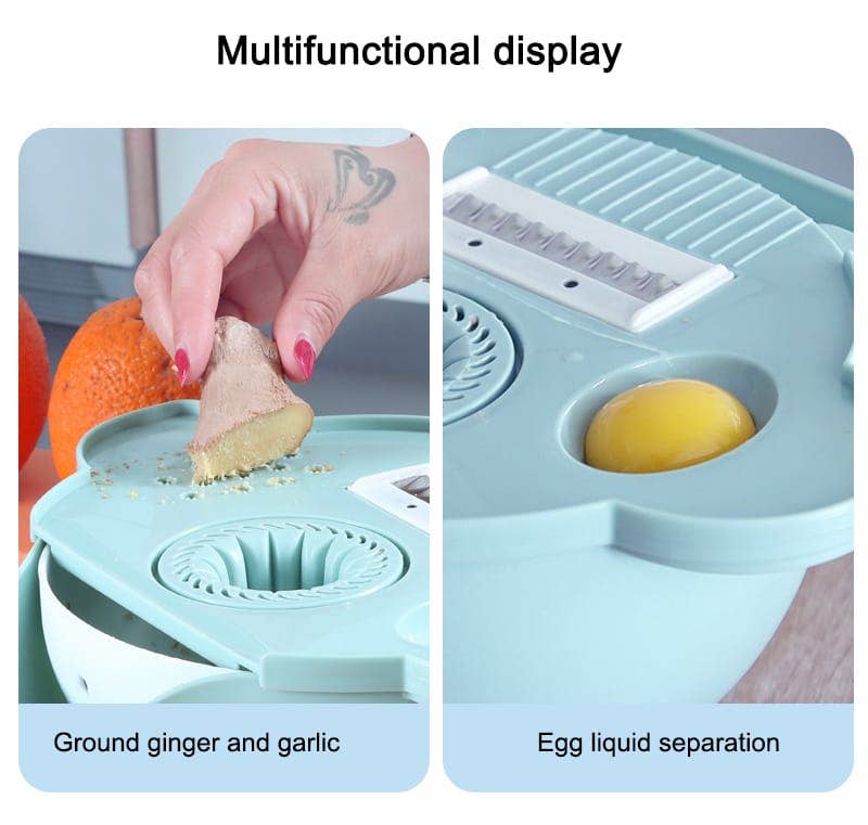 VIGOR - Wholesale Kitchen Tool/Gadget - Multifunctional Chopper & 9 in 1 Slicer Vegetable Slicer Dra7