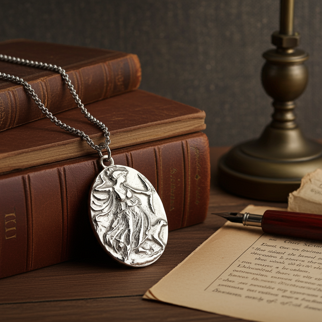 Vis a Vis Jewelry - Wholesale Pendant/Charm Necklace - Small Artemis Cameo Necklace - Diana the Huntress2