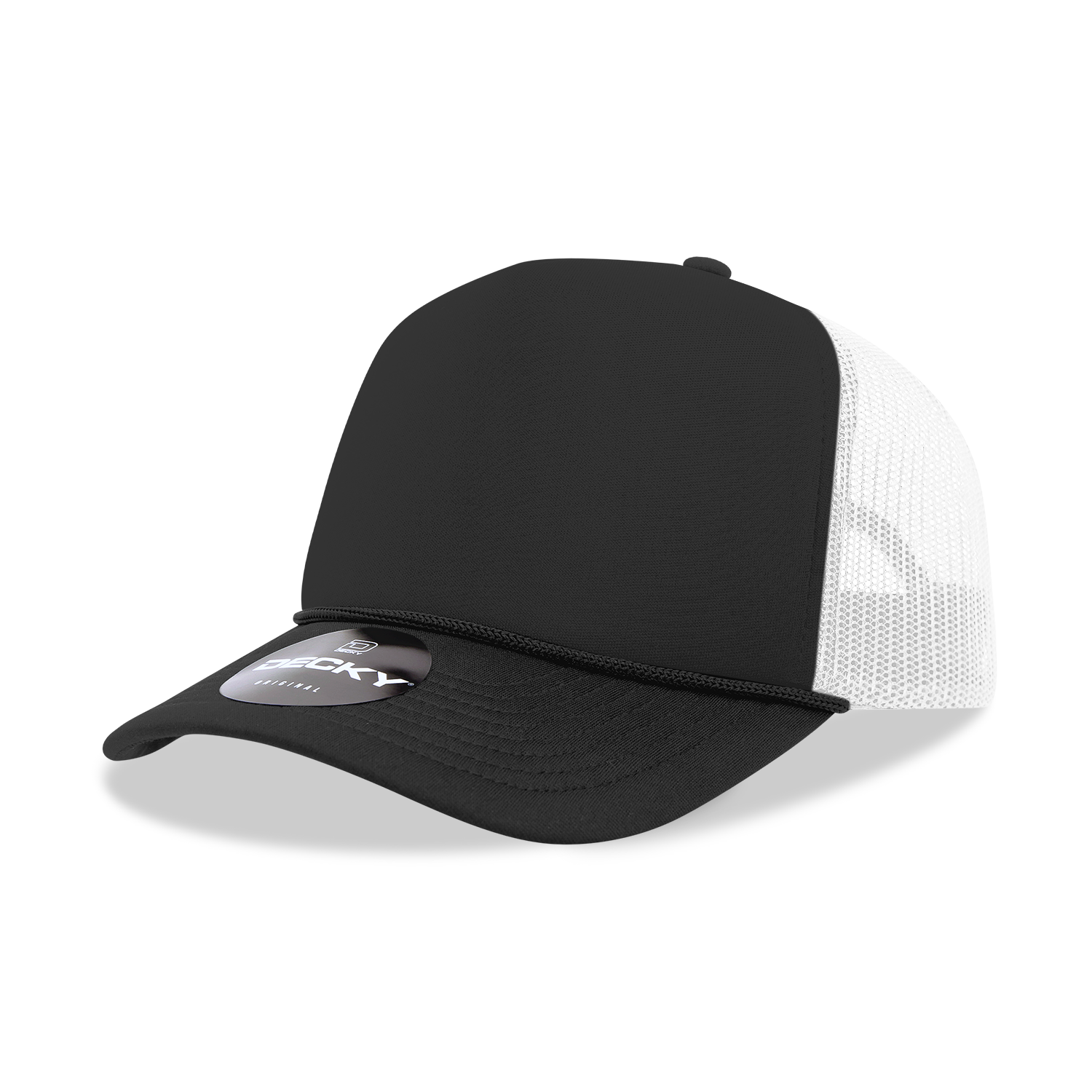 The Park Wholesale - Wholesale Trucker Hat - Unisex - Decky 6025 - Mid Profile, 5 Panel Foam Trucker Hat - 602521