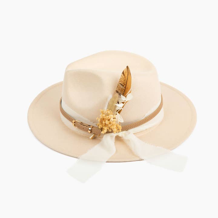 Withered Whimsy - Wholesale Hat Accessory - Women's - Hat feathers - Neutral Pheasant2