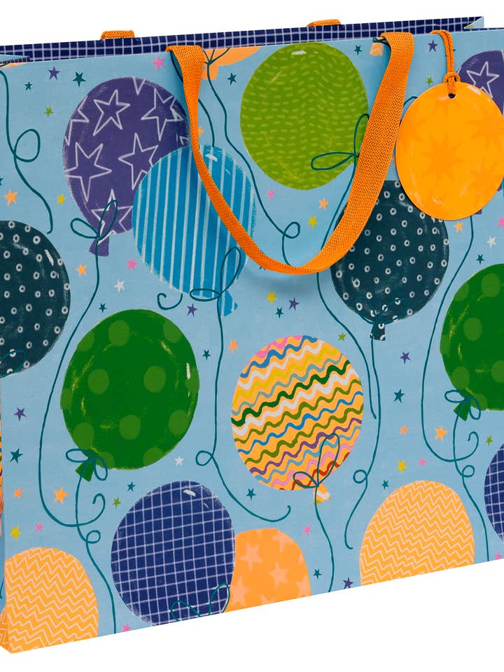 Bag Shopper Landscape Big Balloons Blue for wholesale by Glick