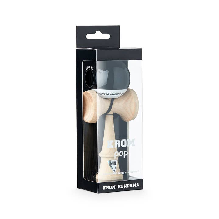 KROM KENDAMA - Wholesale Wood Toy - Kids - KROM · POP LOL BLACK · KENDAMA