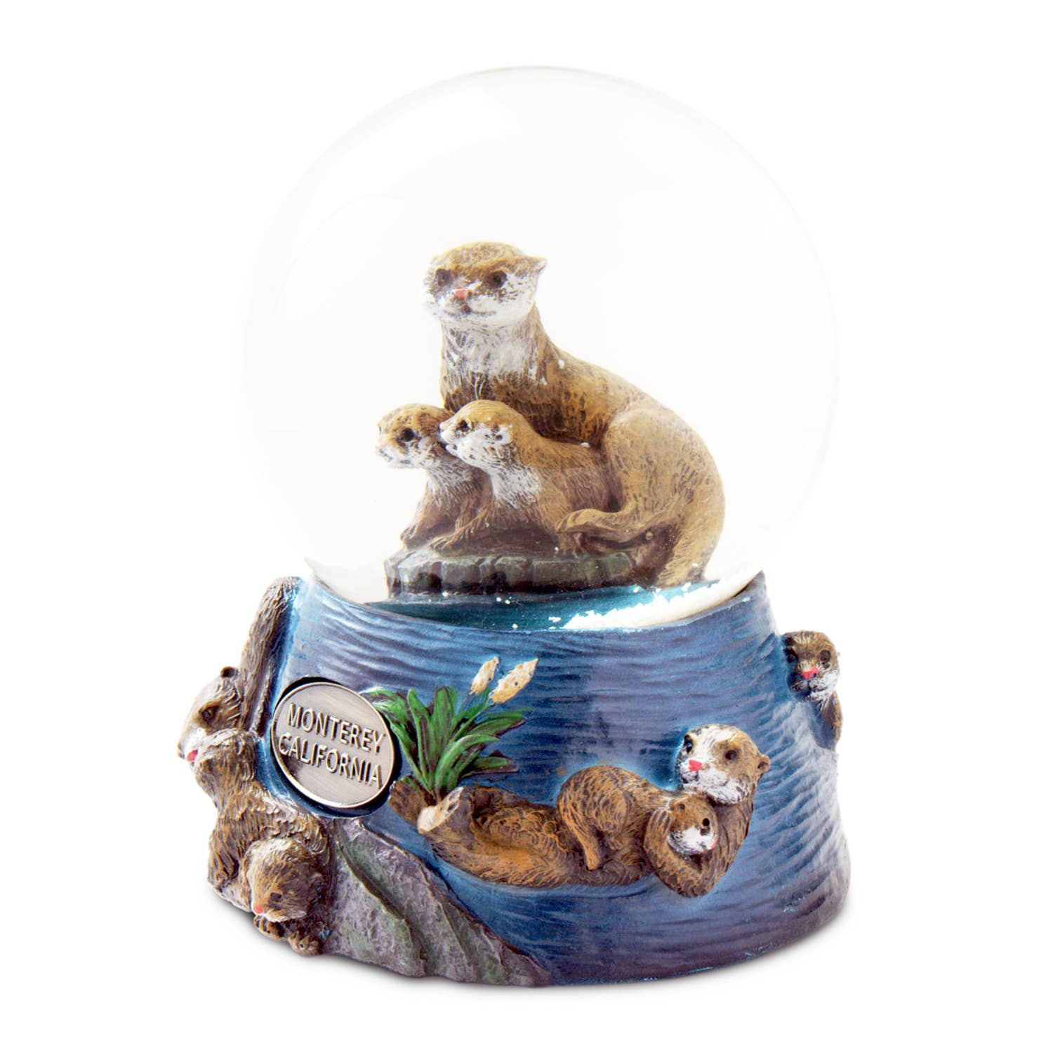 Animals Forever, Inc - Wholesale Snow Globe - River Otter 100mm Musical Snow Globe {Click Customize}2