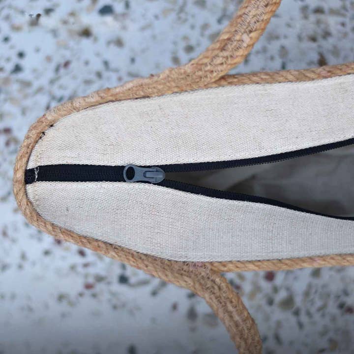 Kleene - Wholesale Tote Bag - Women's - Handmade Round Jute Tote Bag – Boho Eco-Friendly Purse2