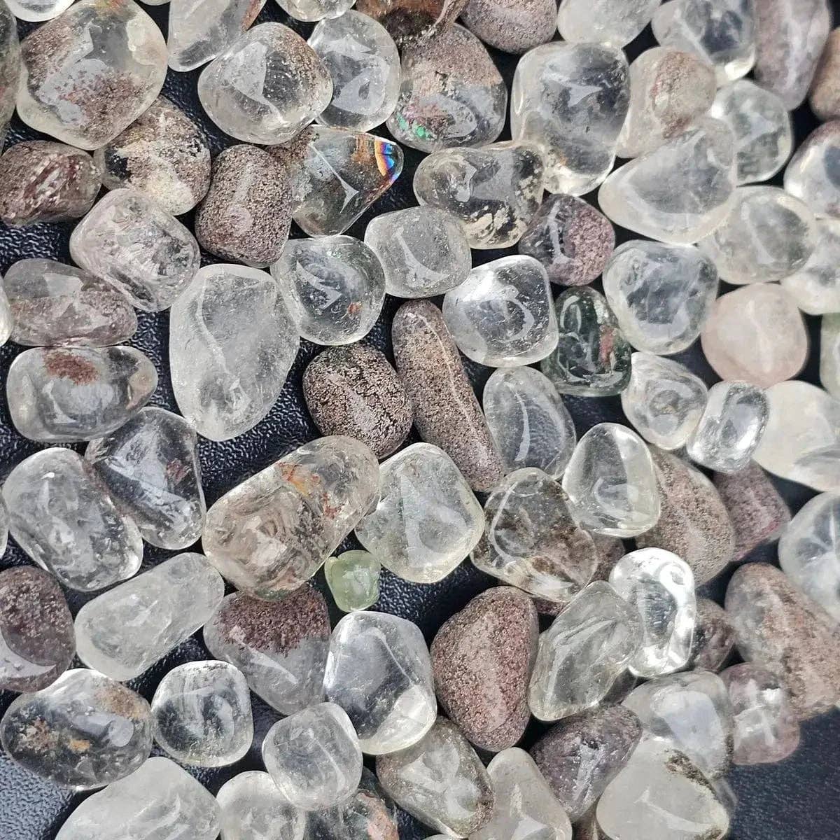 The Hare And The Moon – wholesale Andlig sten/kristall – Lodalitträdgårdskvarts kristalltrumlad sten - Shamanernas sten0