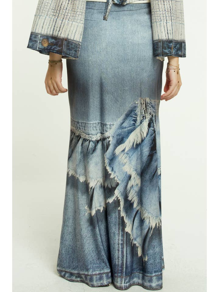 IPNG Design - Wholesale Skirt - Women's - Skirt Mermaid Layered - Jeanious1