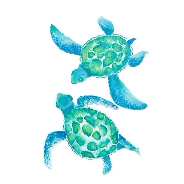 Rebecca Swan Art + Design - Wholesale Art Print - Sea Turtles Art Print