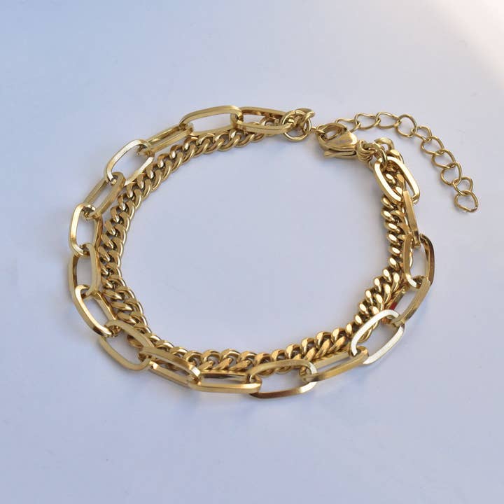 MAI DESIREE – Großhandel Glieder- & Kettenarmband – BRIGITTE GOLD-DUO-KETTENARMBAND2