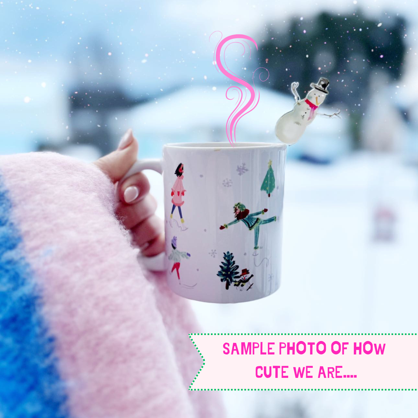 XO ACRYLICS | ACRYLIC STICKS - Vente Mélangeurs à boisson - BÂTONS DE NOËL EN ACRYLIQUE1