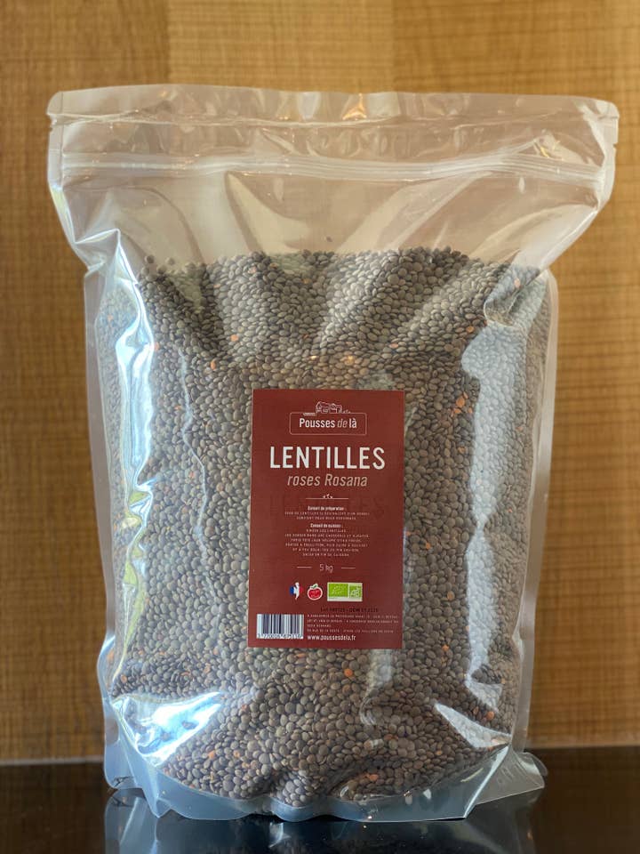 LENTICCHIE ROSA AB 5KG per la vendita all'ingrosso da parte di Pousses de là