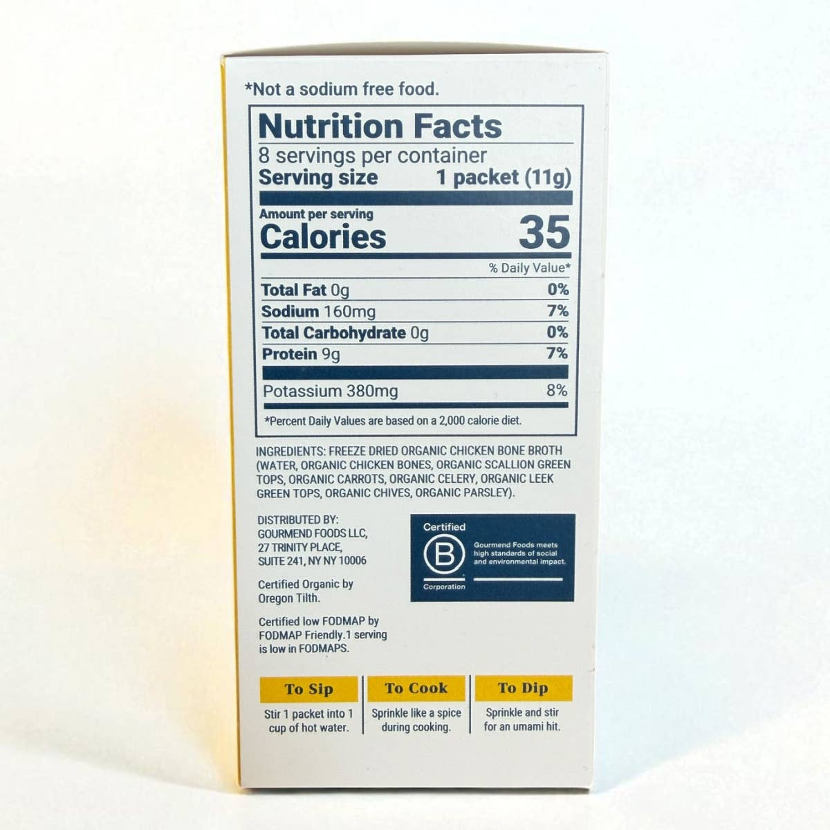 Gourmend Foods - Wholesale Broth - Organic Unsalted Instant Chicken Bone Broth Powder5