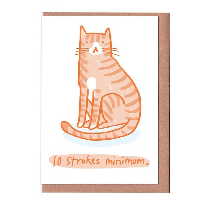 Carte de chat drôle de tous les jours pour la vente par Sarah Ray