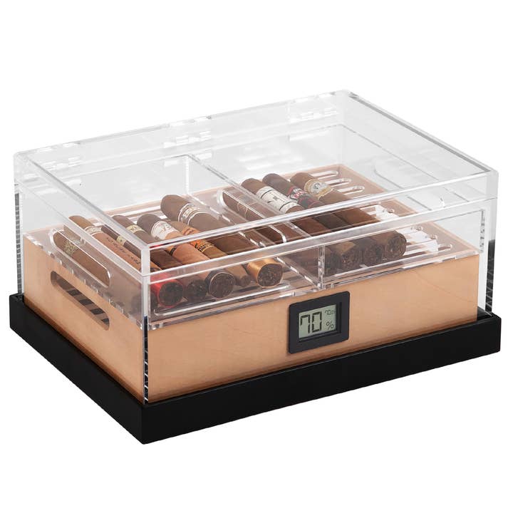 Case Elegance - Wholesale Humidor/Cigar Accessory - Felix Pro Tupperdor - Acrylic Humidor