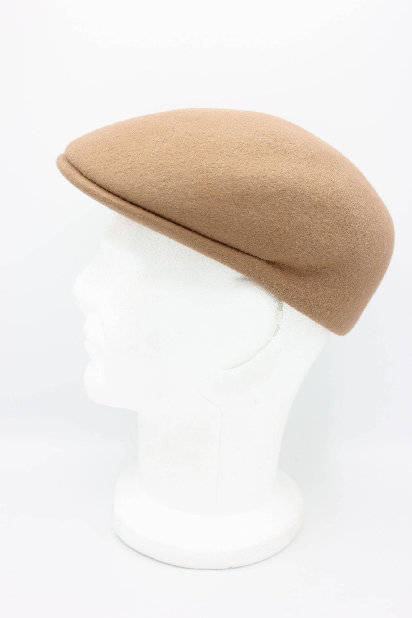Hologramme Paris – Engroshandel Newsboy/schoolboy hat - Unisex – Klassisk italiensk ensfarvet uldhue med kuppelform34