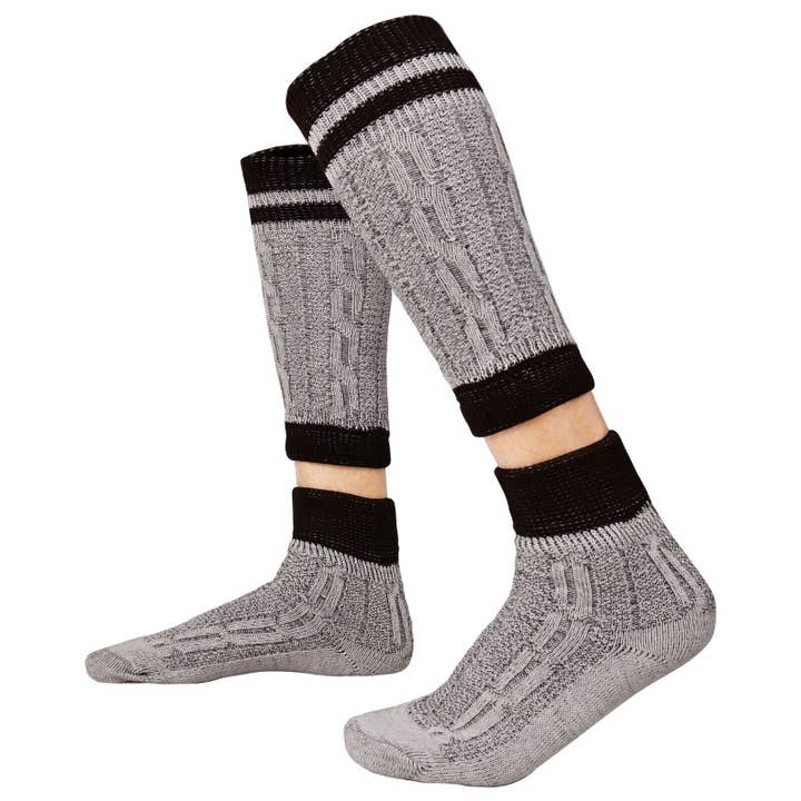 Oktoberfest Lederhose 2-Piece Socks Rustic Striped for wholesale by Kilts Boutique