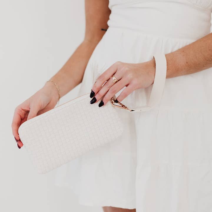 Pretty Simple - Wholesale Clutch Bag - Women's - Emma Woven Clutch Wristlet