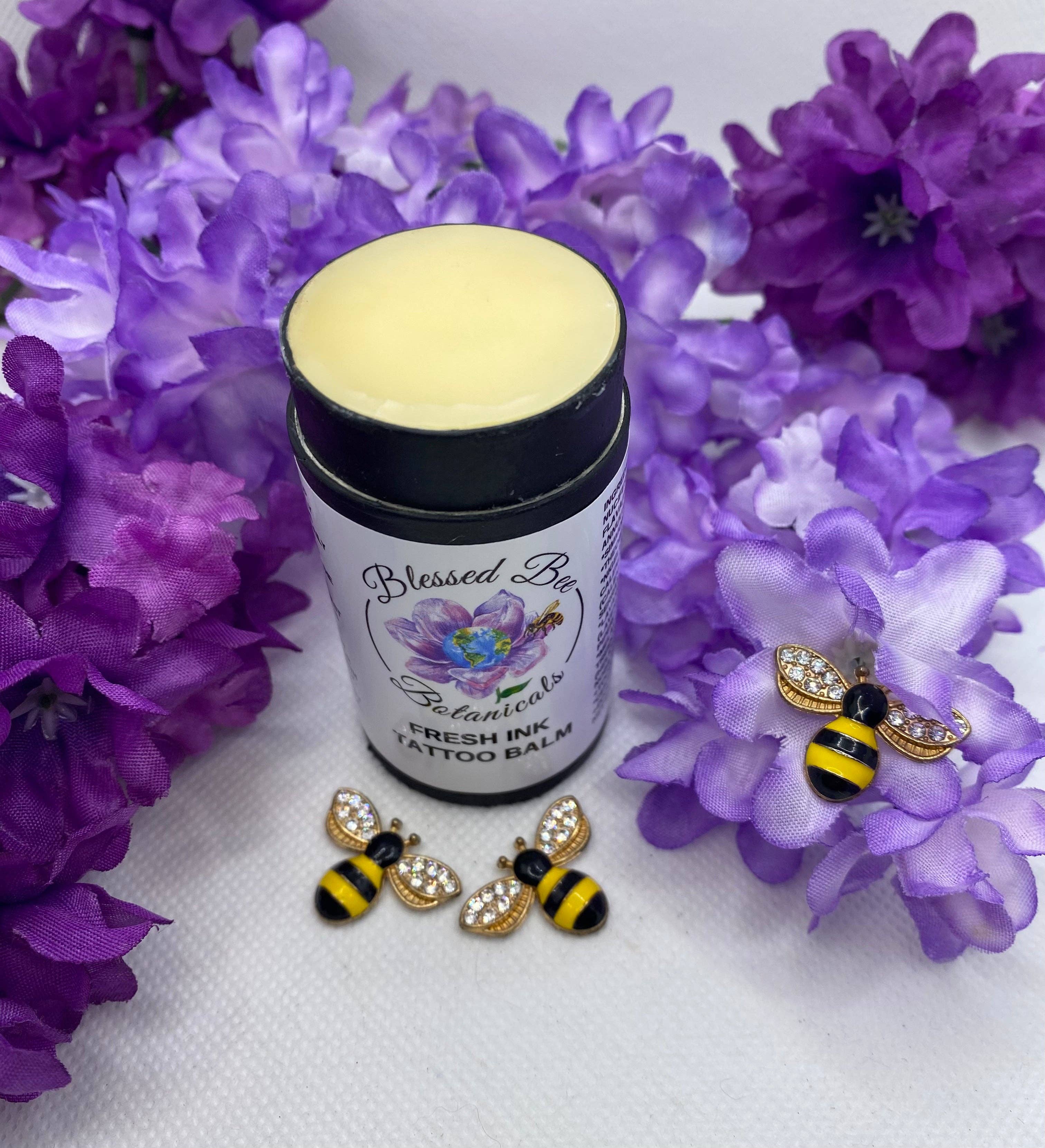 Blessed Bee Botanicals - Wholesale Tattoo Ointment/Care - Fresh Ink Tattoo Balm | Organic Tattoo Balm4