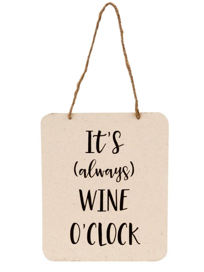 Wine O'clock Sign for wholesale by Flair Interiors