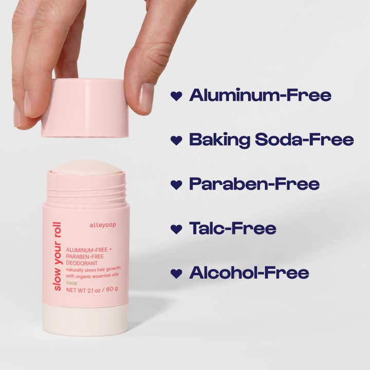 Alleyoop Makeup - Wholesale Deodorant - Unisex - Sage - Slow Your Roll Natural Deodorant - Clean Beauty