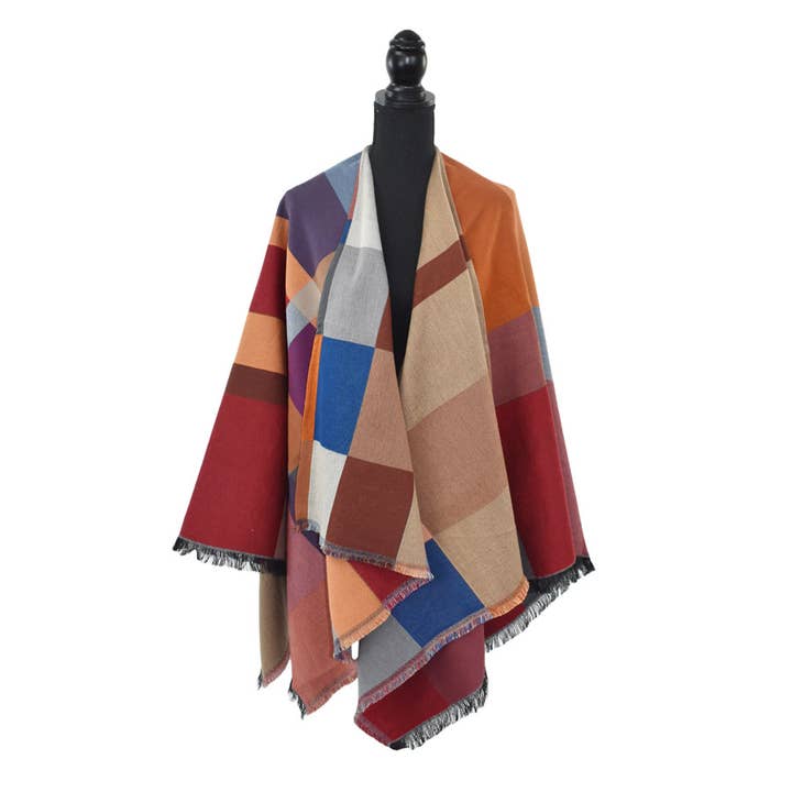 Hugo Color Block Wrap för wholesale av Dupatta Designs